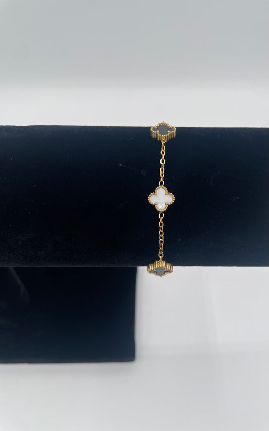 TRI-COLOR | MINI CLOVER BRACELET