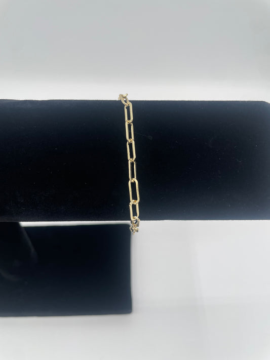 GOLD | PAPERCLIP BRACELET