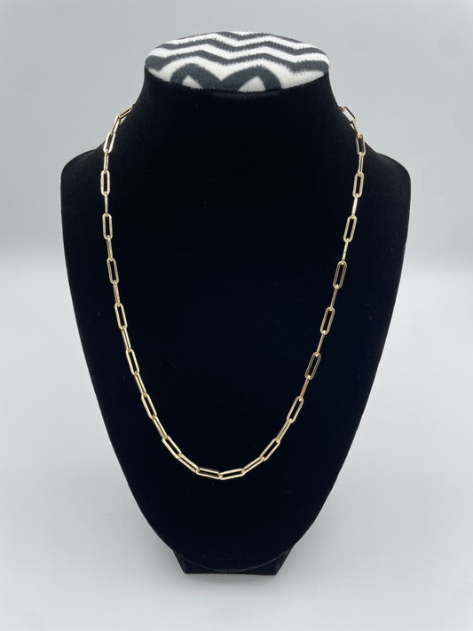 GOLD | PAPERCLIP CHAIN